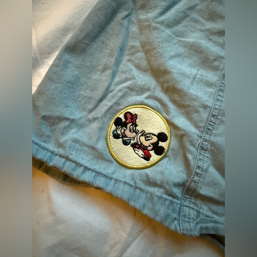 Disney Mickey and Minnie Denim Patch Skirt 3X - Picture 9 of 15